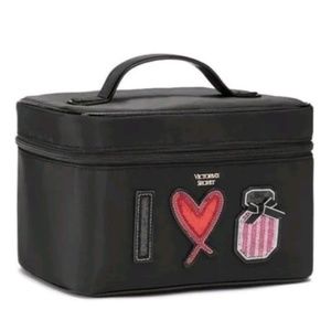 Victoria's Secret Black I "<3" Bombshell Train Cas